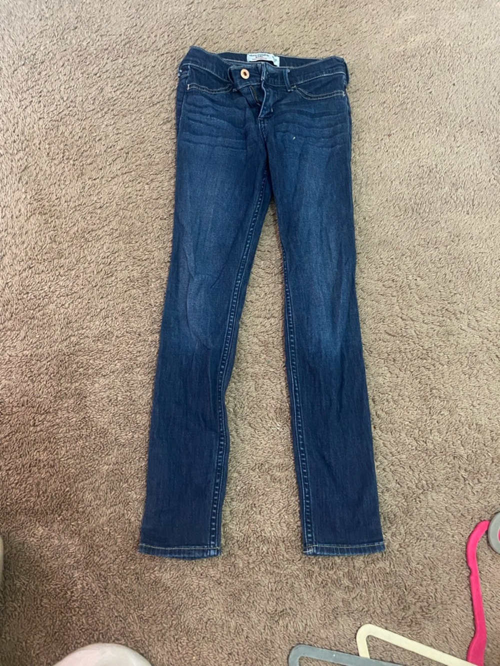 abercrombie kids Dark Blue Skinny Jeans